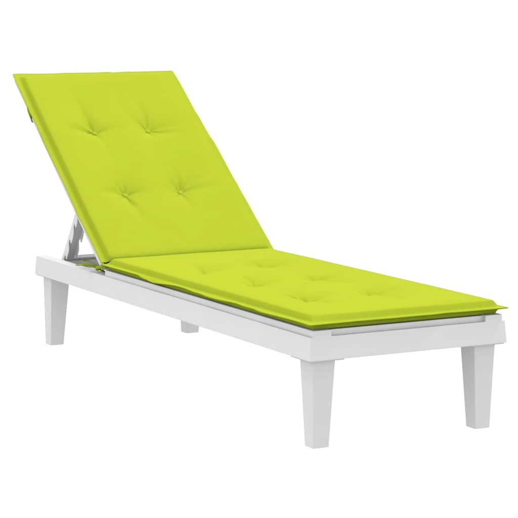 vidaXL Pernă de șezlong, verde aprins, (75 + 105) x 50 x 4 cm