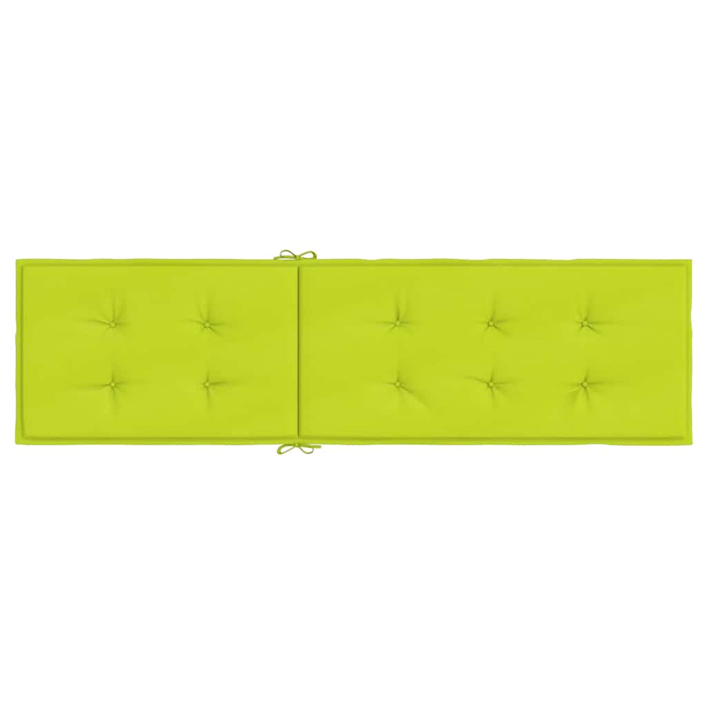 vidaXL Pernă de șezlong, verde aprins, (75 + 105) x 50 x 4 cm