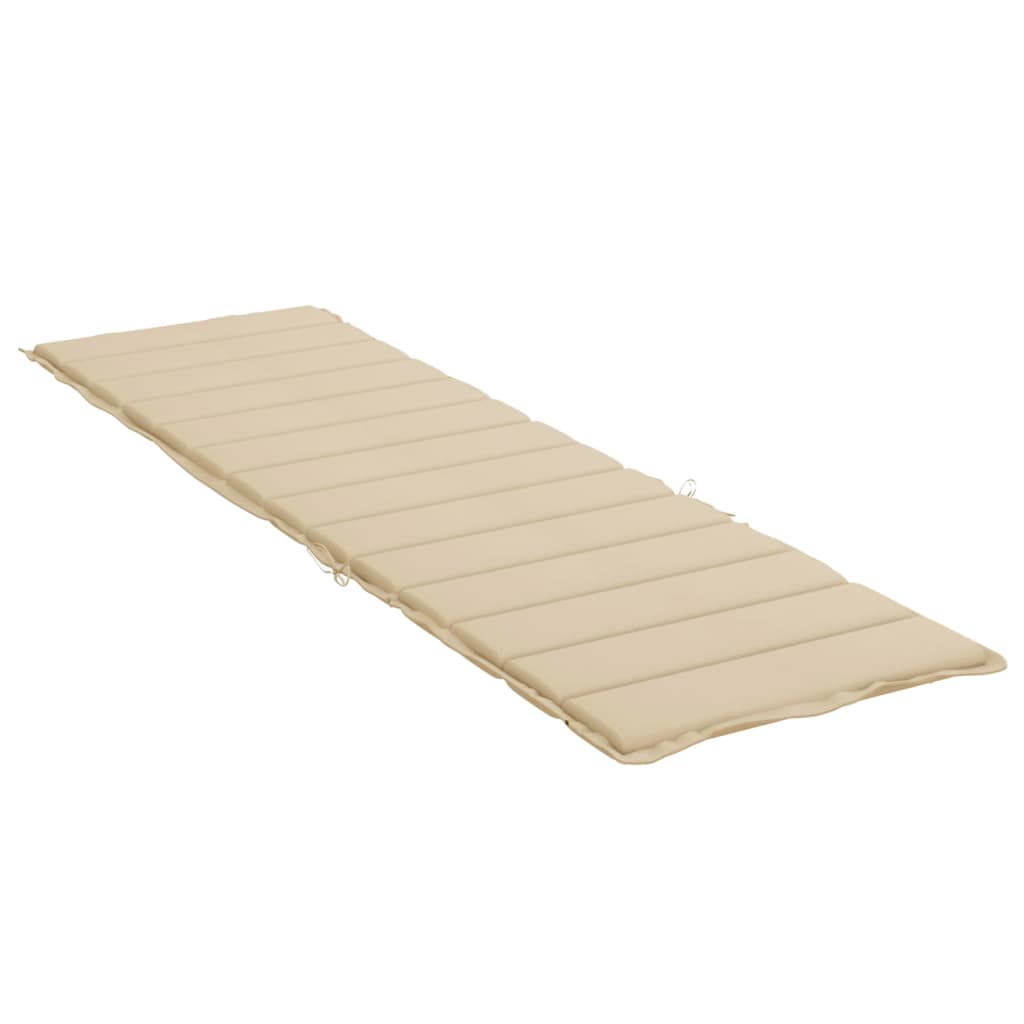 vidaXL Pernă de șezlong, bej, 200x50x3 cm, textil oxford vidaXL Pernă de șezlong, bej, 200x50x3 cm, textil oxford