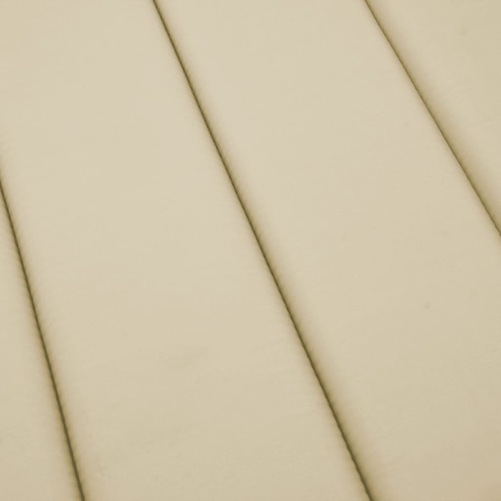 vidaXL Pernă de șezlong, bej, 200x50x3 cm, textil oxford vidaXL Pernă de șezlong, bej, 200x50x3 cm, textil oxford