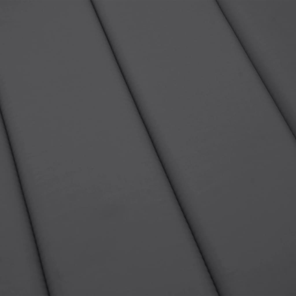 vidaXL Pernă de șezlong, antracit, 200x60x3 cm, textil oxford vidaXL Pernă de șezlong, antracit, 200x60x3 cm, textil oxford