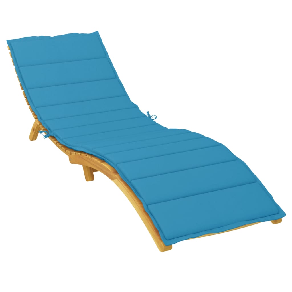 vidaXL Pernă de șezlong, albastru, 200x60x3 cm, textil oxford vidaXL Pernă de șezlong, albastru, 200x60x3 cm, textil oxford