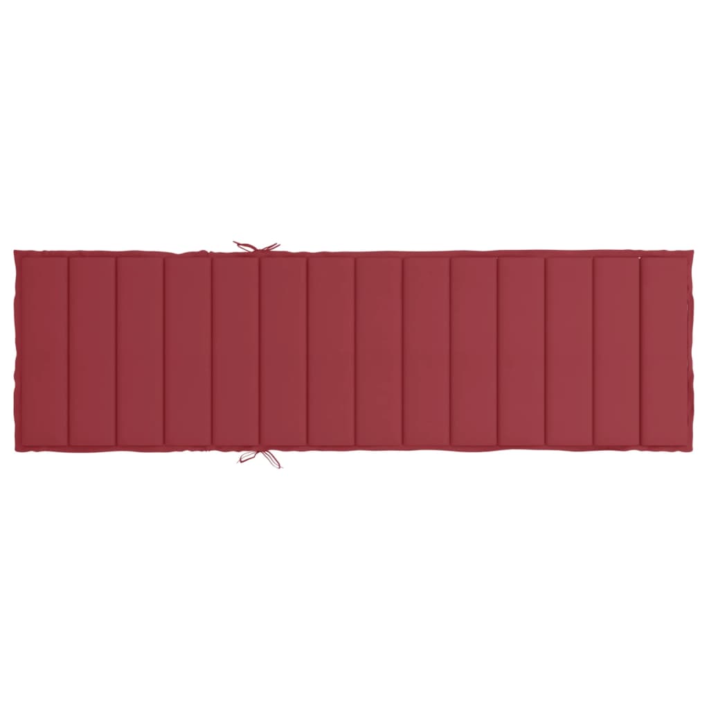 vidaXL Pernă de șezlong, roșu vin, 200x60x3 cm, textil oxford vidaXL Pernă de șezlong, roșu vin, 200x60x3 cm, textil oxford