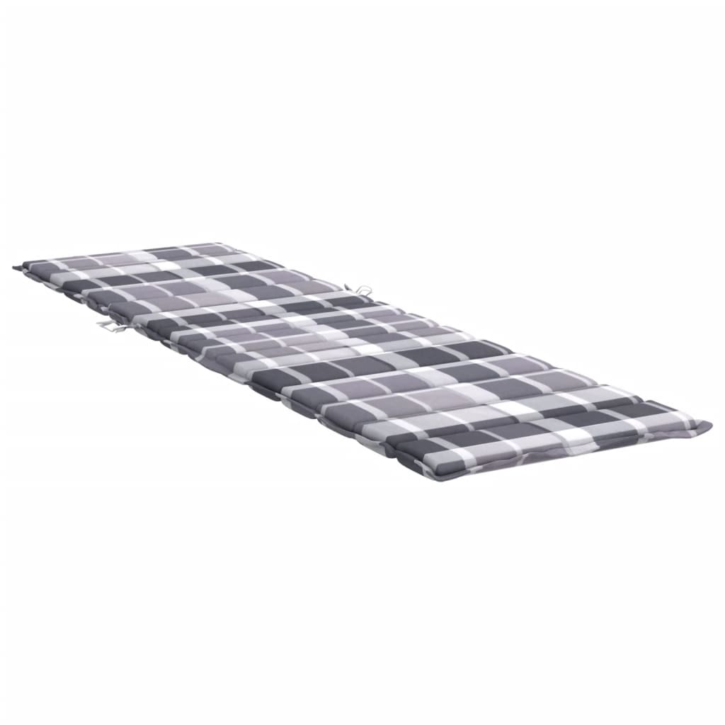 vidaXL Pernă de șezlong, roșu carouri, 200x60x3 cm, textil oxford vidaXL Pernă de șezlong, roșu carouri, 200x60x3 cm, textil oxford