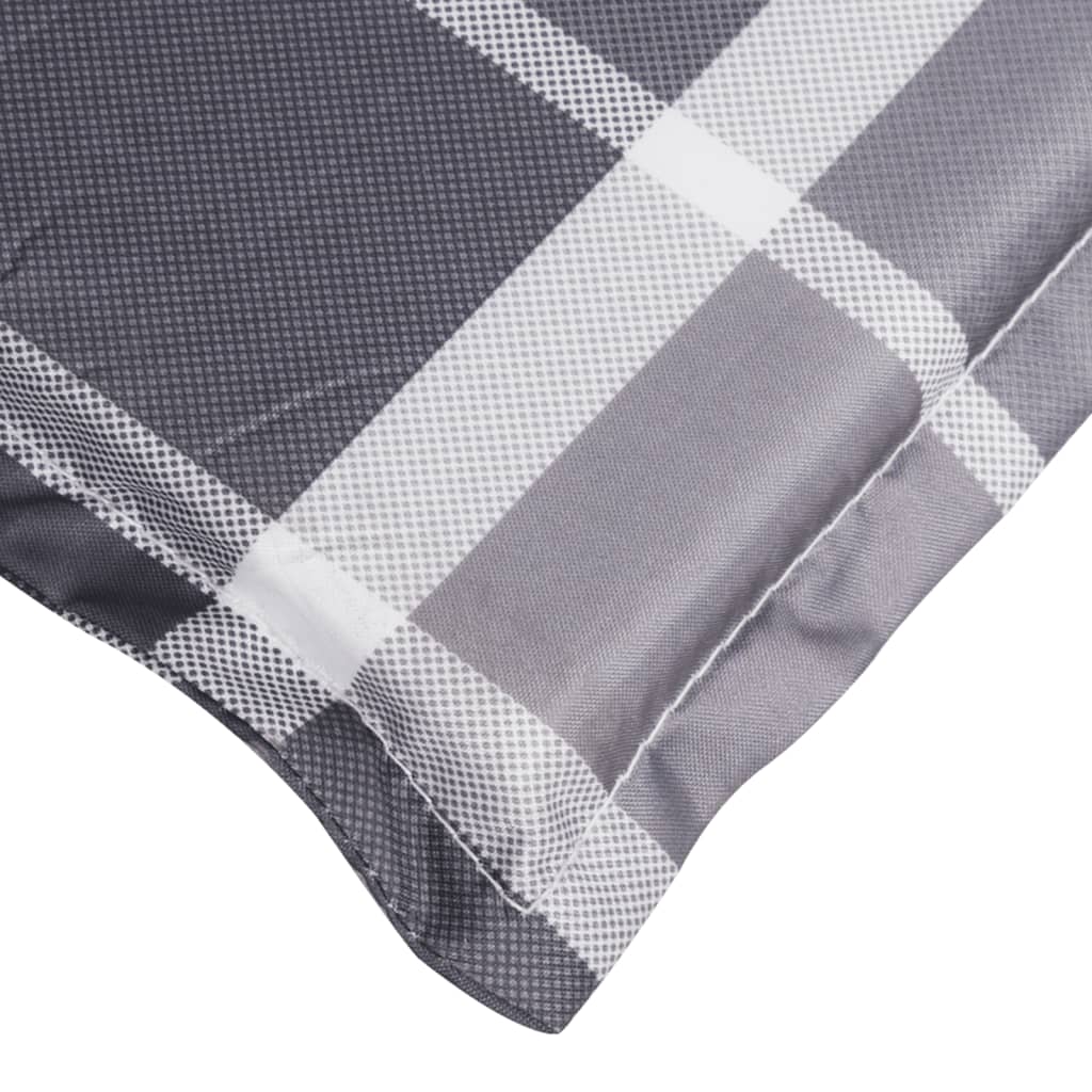 vidaXL Pernă de șezlong, roșu carouri, 200x60x3 cm, textil oxford vidaXL Pernă de șezlong, roșu carouri, 200x60x3 cm, textil oxford