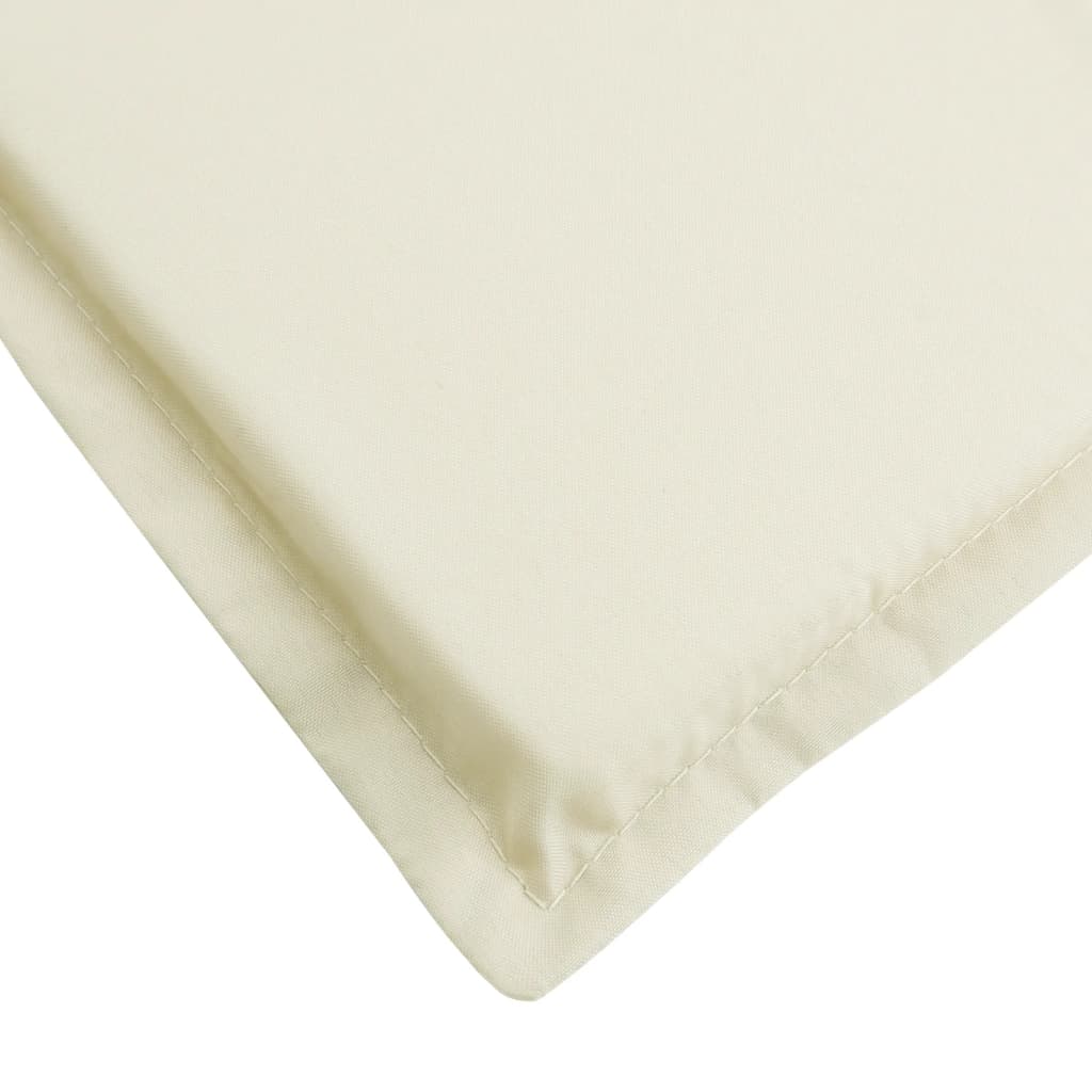 vidaXL Pernă de șezlong, crem, 200x70x3 cm, textil oxford vidaXL Pernă de șezlong, crem, 200x70x3 cm, textil oxford