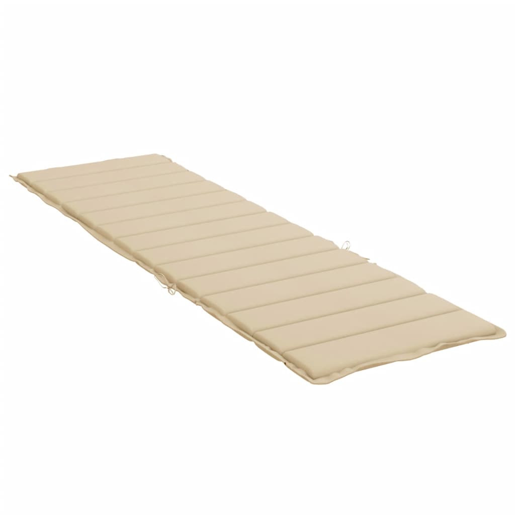 vidaXL Pernă de șezlong, bej, 200x70x3 cm, textil oxford vidaXL Pernă de șezlong, bej, 200x70x3 cm, textil oxford