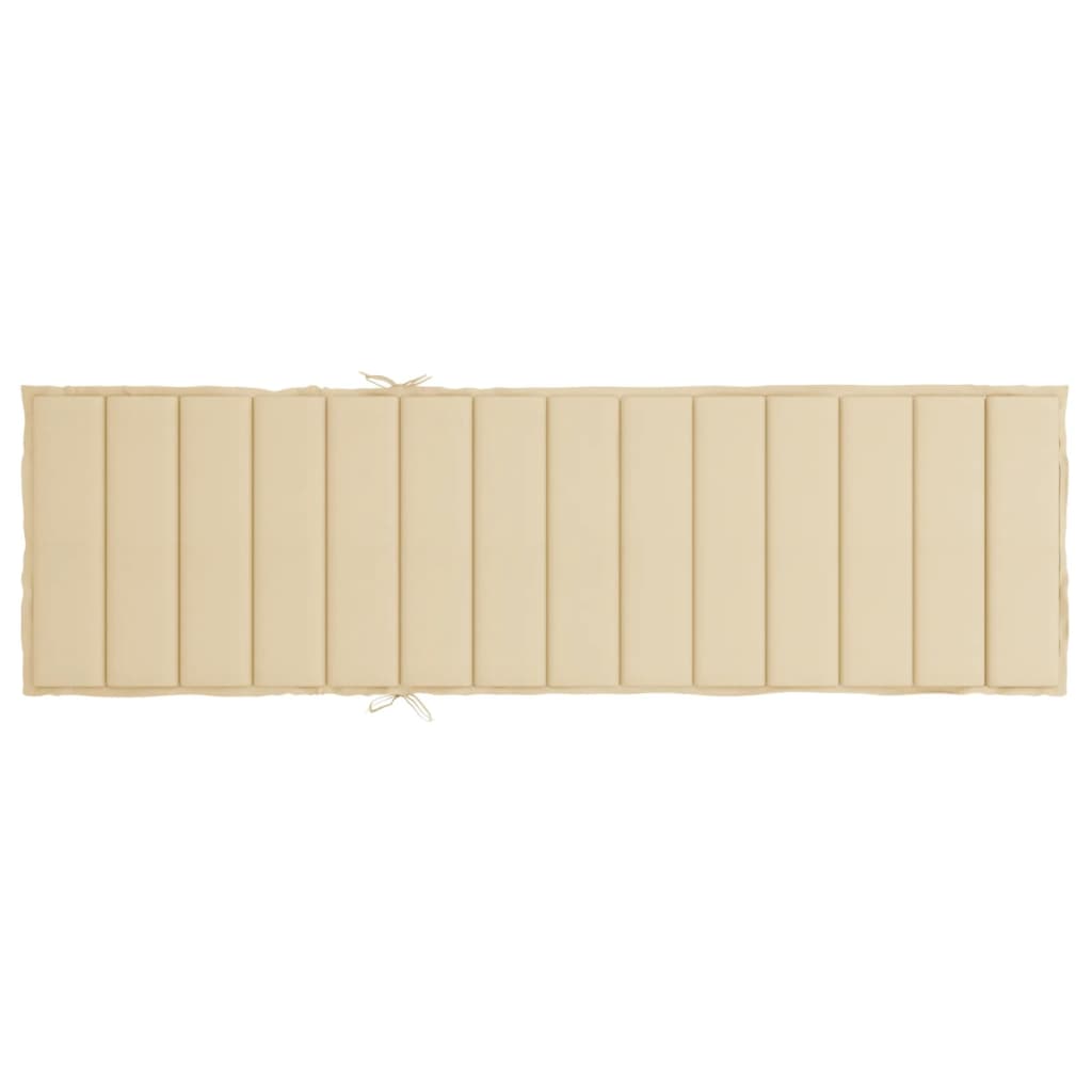 vidaXL Pernă de șezlong, bej, 200x70x3 cm, textil oxford vidaXL Pernă de șezlong, bej, 200x70x3 cm, textil oxford