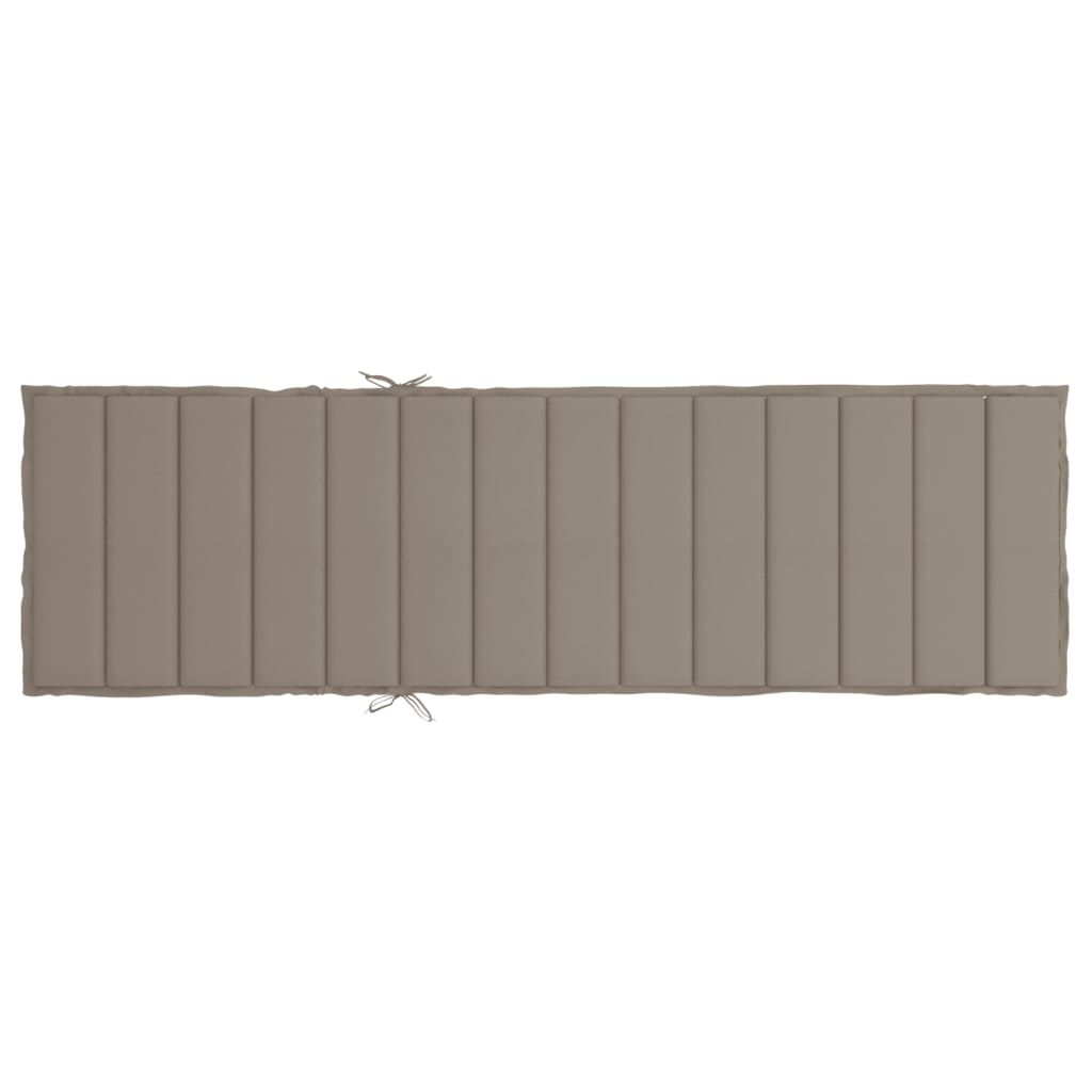vidaXL Pernă de șezlong, gri taupe, 200x70x3 cm, textil oxford vidaXL Pernă de șezlong, gri taupe, 200x70x3 cm, textil oxford