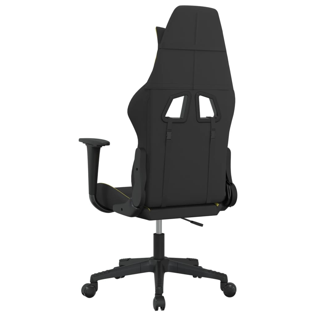 vidaXL Scaun de jocuri, negru și verde deschis, textil vidaXL Scaun de jocuri, negru și verde deschis, textil
