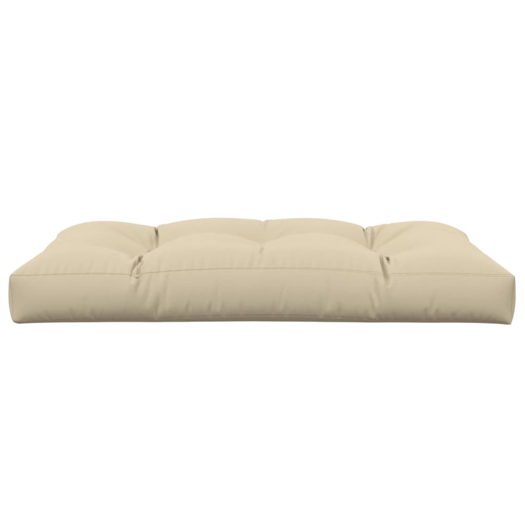 vidaXL Pernă pentru paleți, bej, 120x80x12 cm, material textil