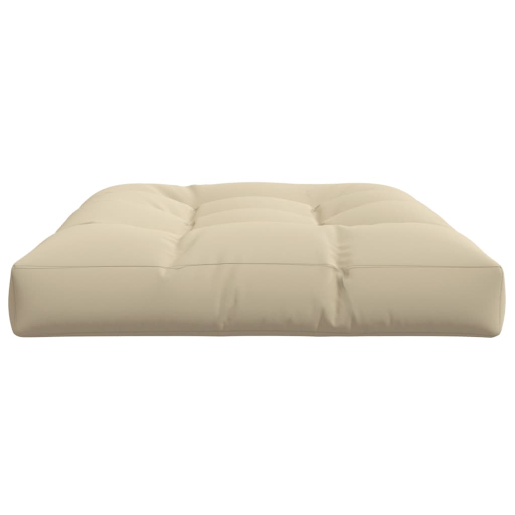 vidaXL Pernă pentru paleți, bej, 120x80x12 cm, material textil
