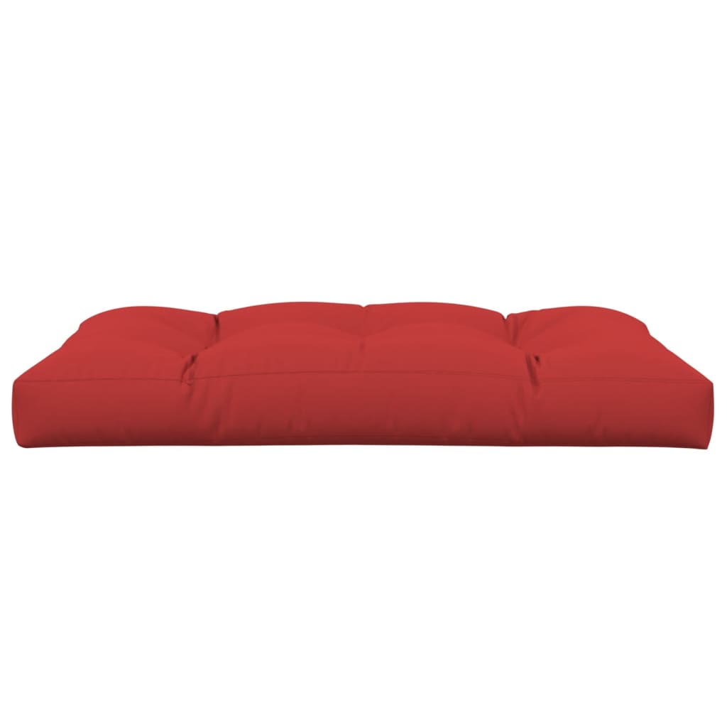 vidaXL Pernă pentru paleți, roșu, 120x80x12 cm, material textil