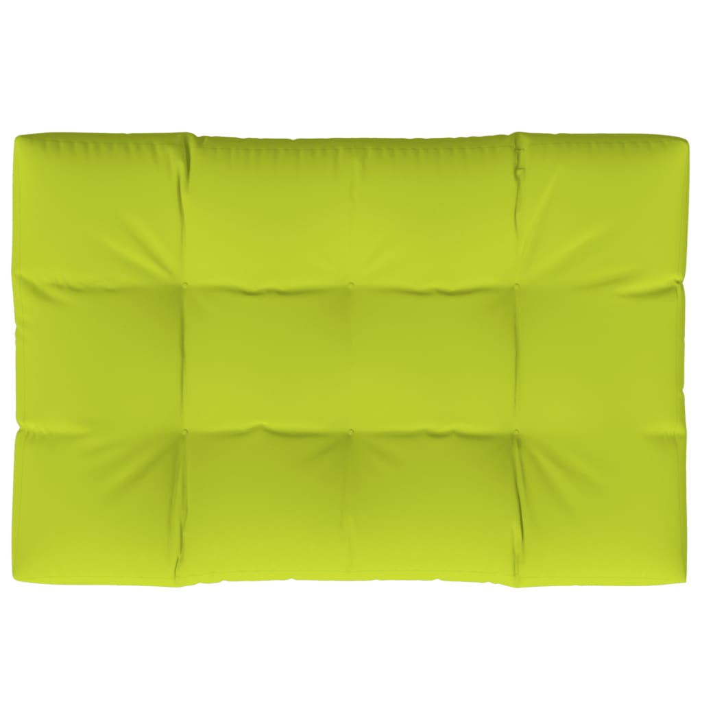 vidaXL Pernă de paleți, verde aprins, 120x80x12 cm, material textil