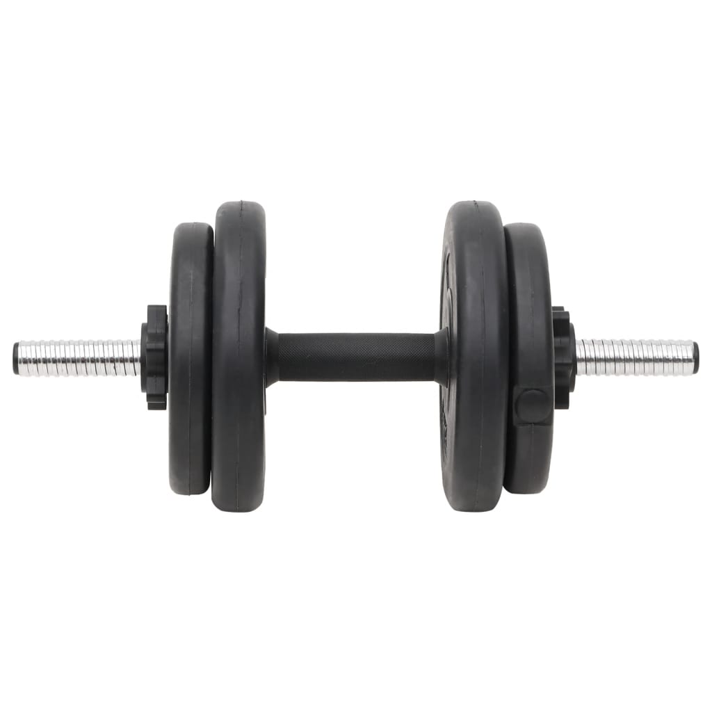 vidaXL Halteră curbată și ganteră cu discuri de greutate, 60 kg vidaXL Halteră curbată și ganteră cu discuri de greutate, 60 kg