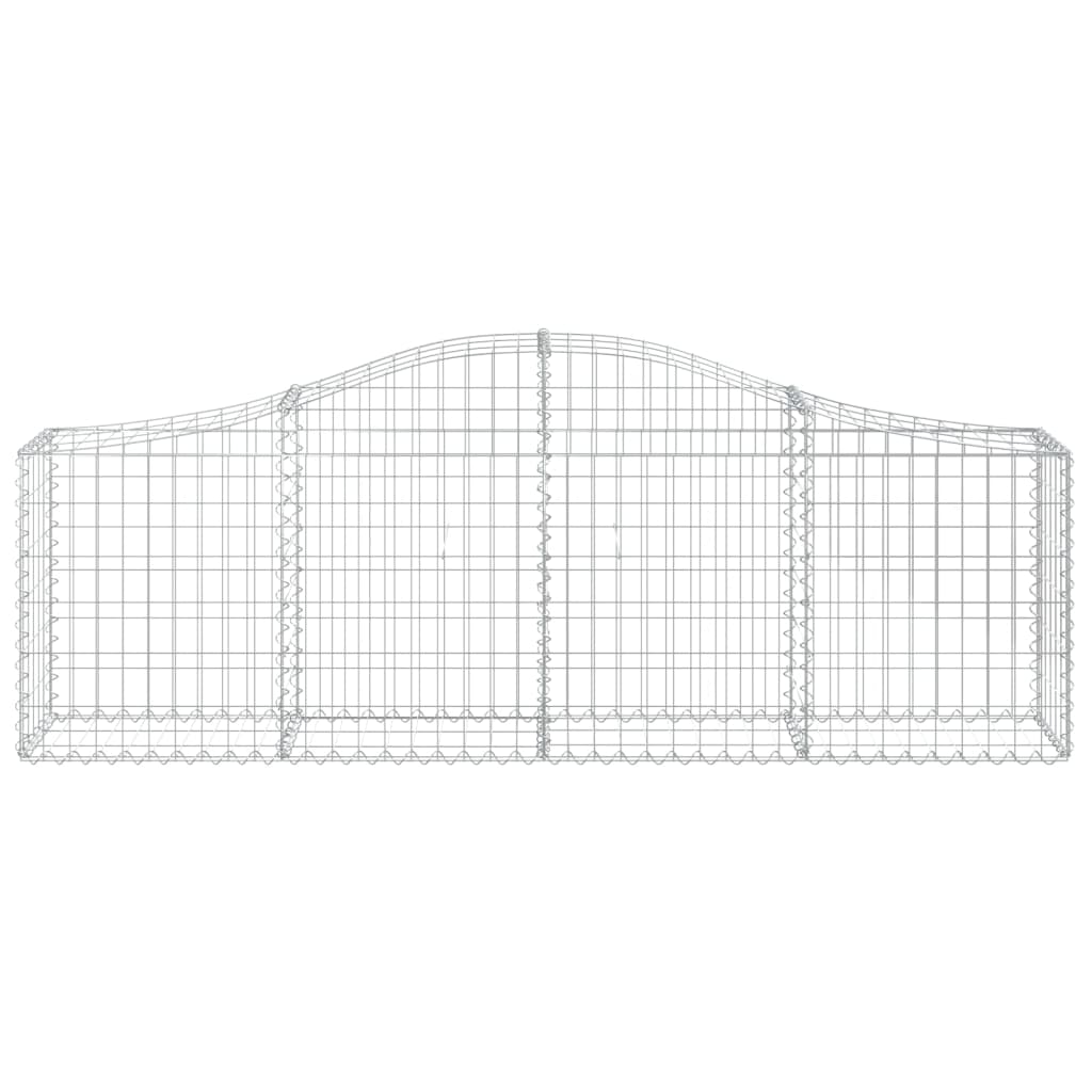 vidaXL Coșuri gabion arcuite 20 buc, 200x30x60/80 cm, fier galvanizat vidaXL Coșuri gabion arcuite 20 buc, 200x30x60/80 cm, fier galvanizat
