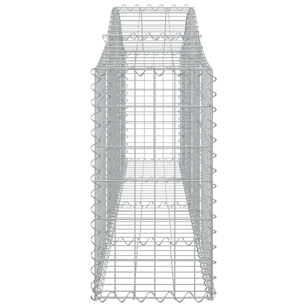 vidaXL Coșuri gabion arcuite 20 buc, 200x30x60/80 cm, fier galvanizat vidaXL Coșuri gabion arcuite 20 buc, 200x30x60/80 cm, fier galvanizat