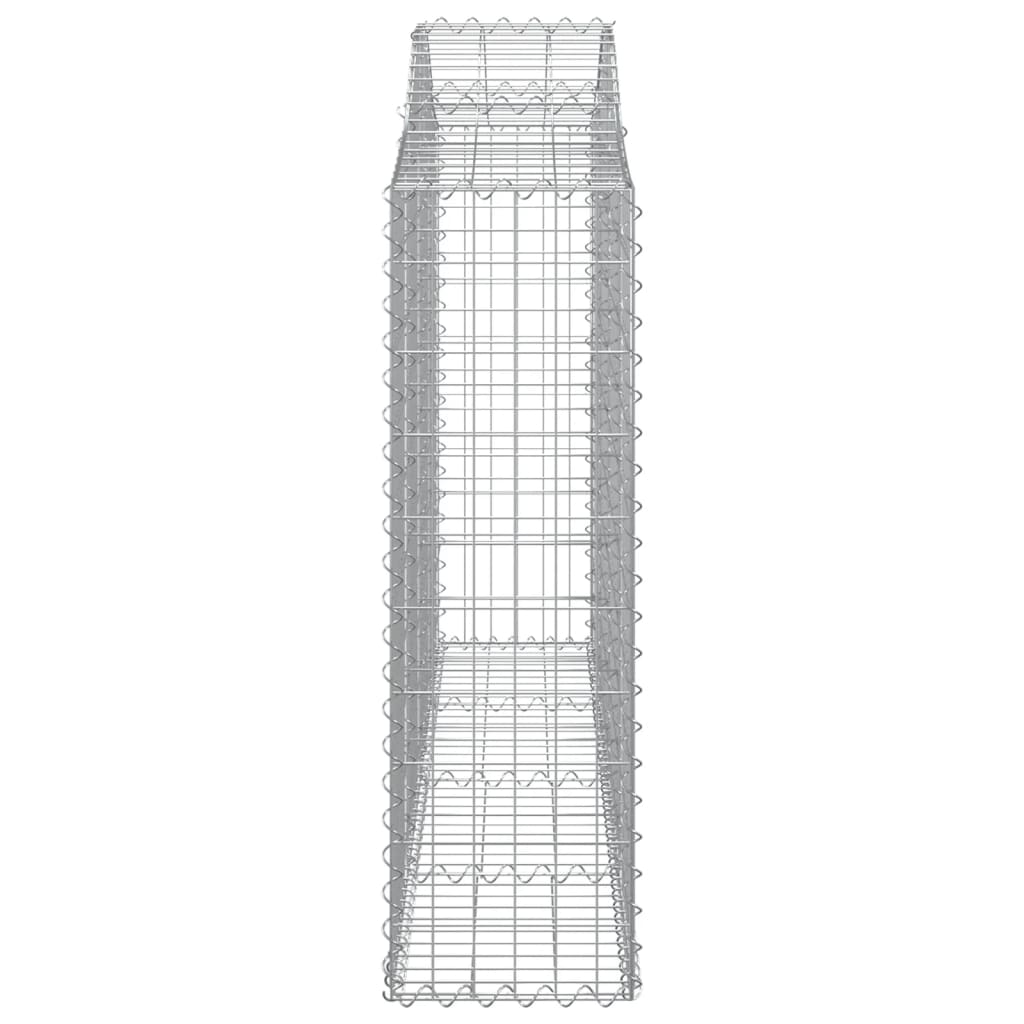 vidaXL Coșuri gabion arcuite 10 buc, 200x30x100/120 cm fier galvanizat vidaXL Coșuri gabion arcuite 10 buc, 200x30x100/120 cm fier galvanizat