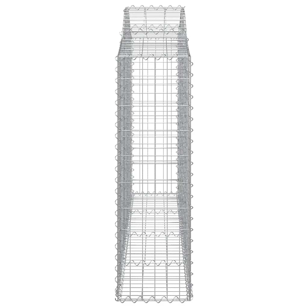 vidaXL Coșuri gabion arcuite 12 buc, 200x30x100/120 cm fier galvanizat vidaXL Coșuri gabion arcuite 12 buc, 200x30x100/120 cm fier galvanizat