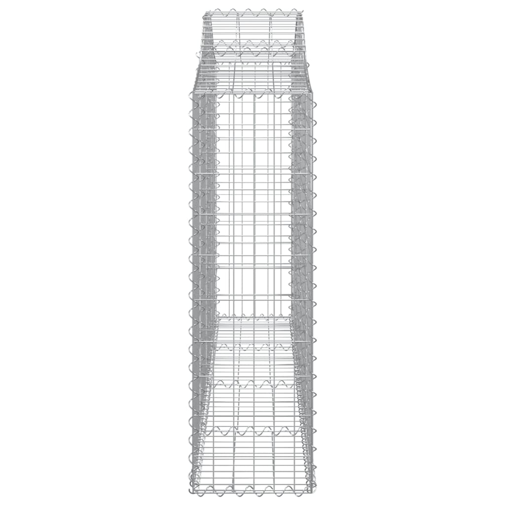 vidaXL Coșuri gabion arcuite 18 buc, 200x30x100/120 cm fier galvanizat vidaXL Coșuri gabion arcuite 18 buc, 200x30x100/120 cm fier galvanizat