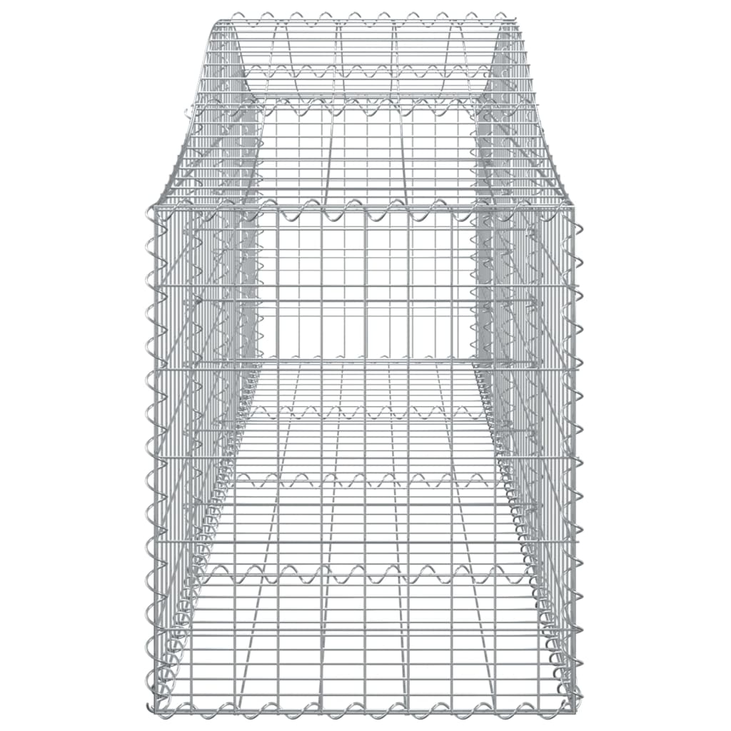 vidaXL Coșuri gabion arcuite 11 buc, 200x50x60/80 cm, fier galvanizat vidaXL Coșuri gabion arcuite 11 buc, 200x50x60/80 cm, fier galvanizat