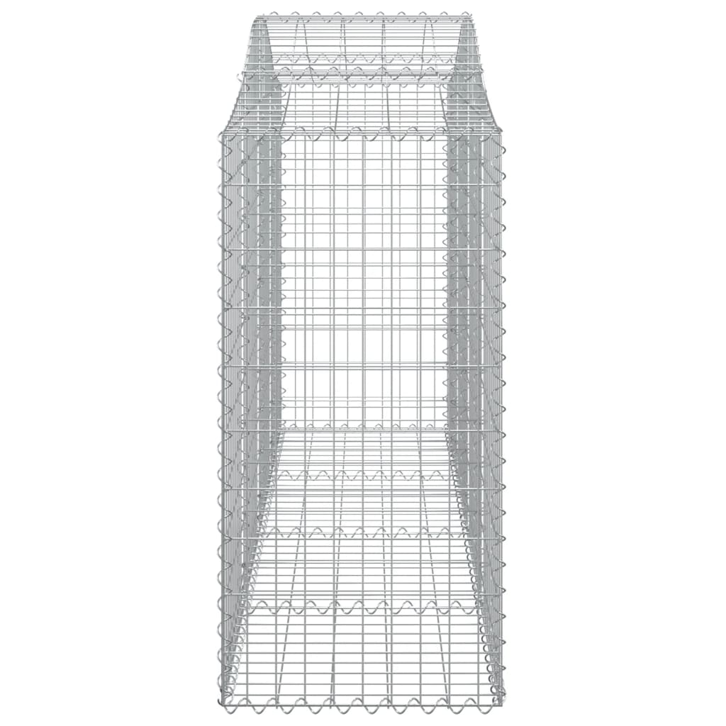 vidaXL Coșuri gabion arcuite 7 buc, 200x50x100/120 cm, fier galvanizat vidaXL Coșuri gabion arcuite 7 buc, 200x50x100/120 cm, fier galvanizat