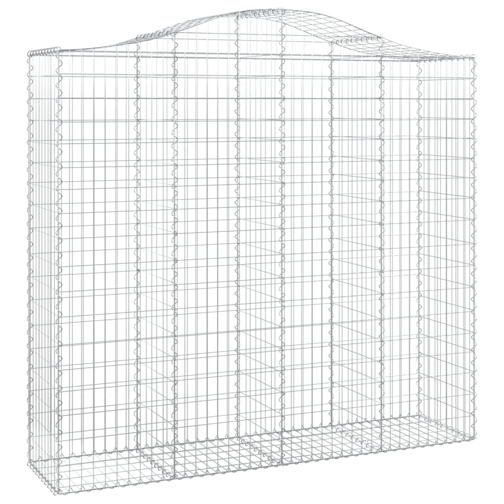 vidaXL Coșuri gabion arcuite 7 buc, 200x50x180/200 cm, fier galvanizat vidaXL Coșuri gabion arcuite 7 buc, 200x50x180/200 cm, fier galvanizat