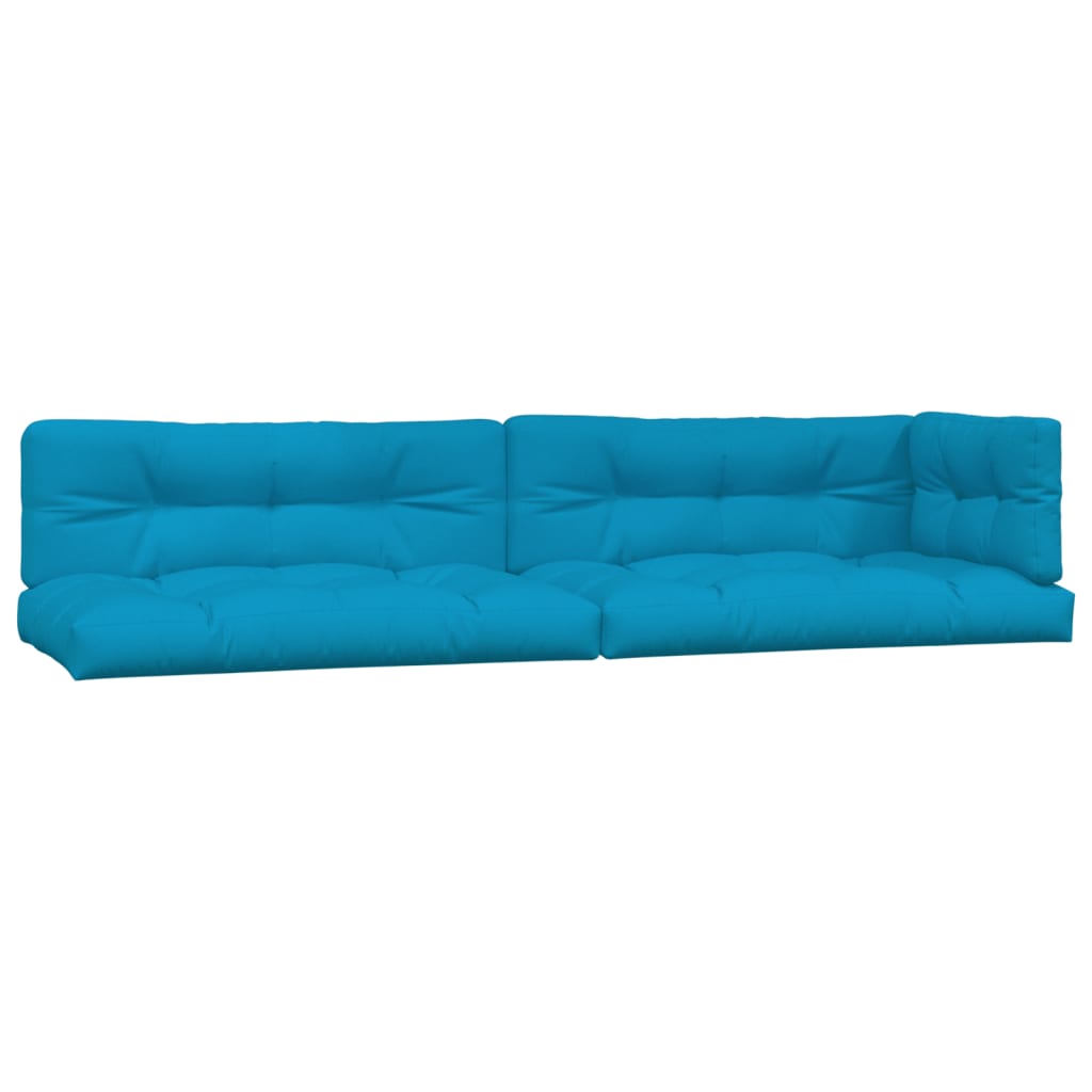 vidaXL Perne de paleți, 5 buc., albastru, material textil vidaXL Perne de paleți, 5 buc., albastru, material textil