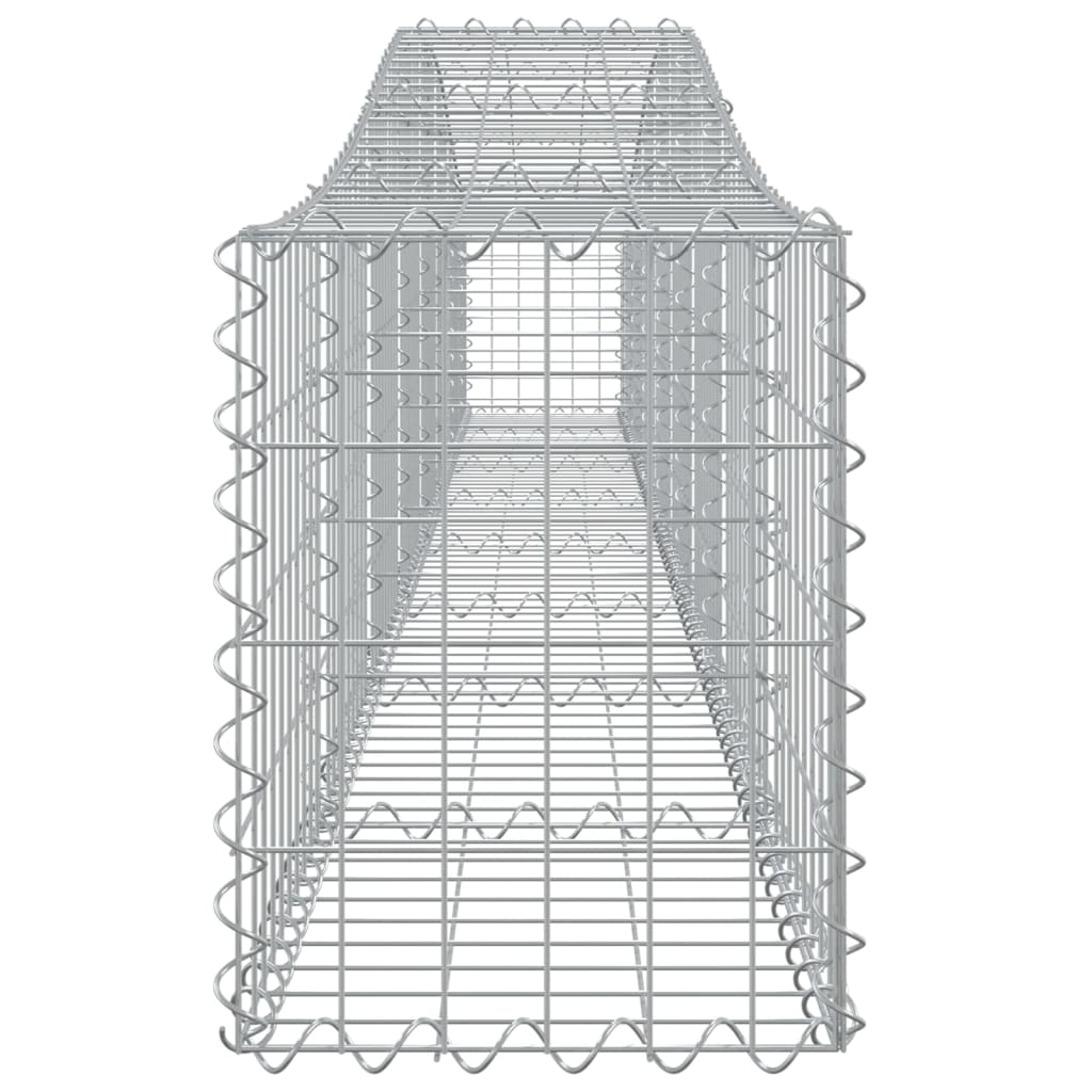 vidaXL Coșuri gabion arcuite 10 buc, 400x30x40/60 cm, fier galvanizat vidaXL Coșuri gabion arcuite 10 buc, 400x30x40/60 cm, fier galvanizat