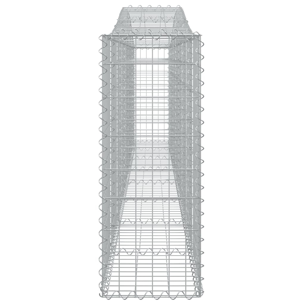 vidaXL Coșuri gabion arcuite 25 buc, 400x30x80/100 cm, fier galvanizat vidaXL Coșuri gabion arcuite 25 buc, 400x30x80/100 cm, fier galvanizat