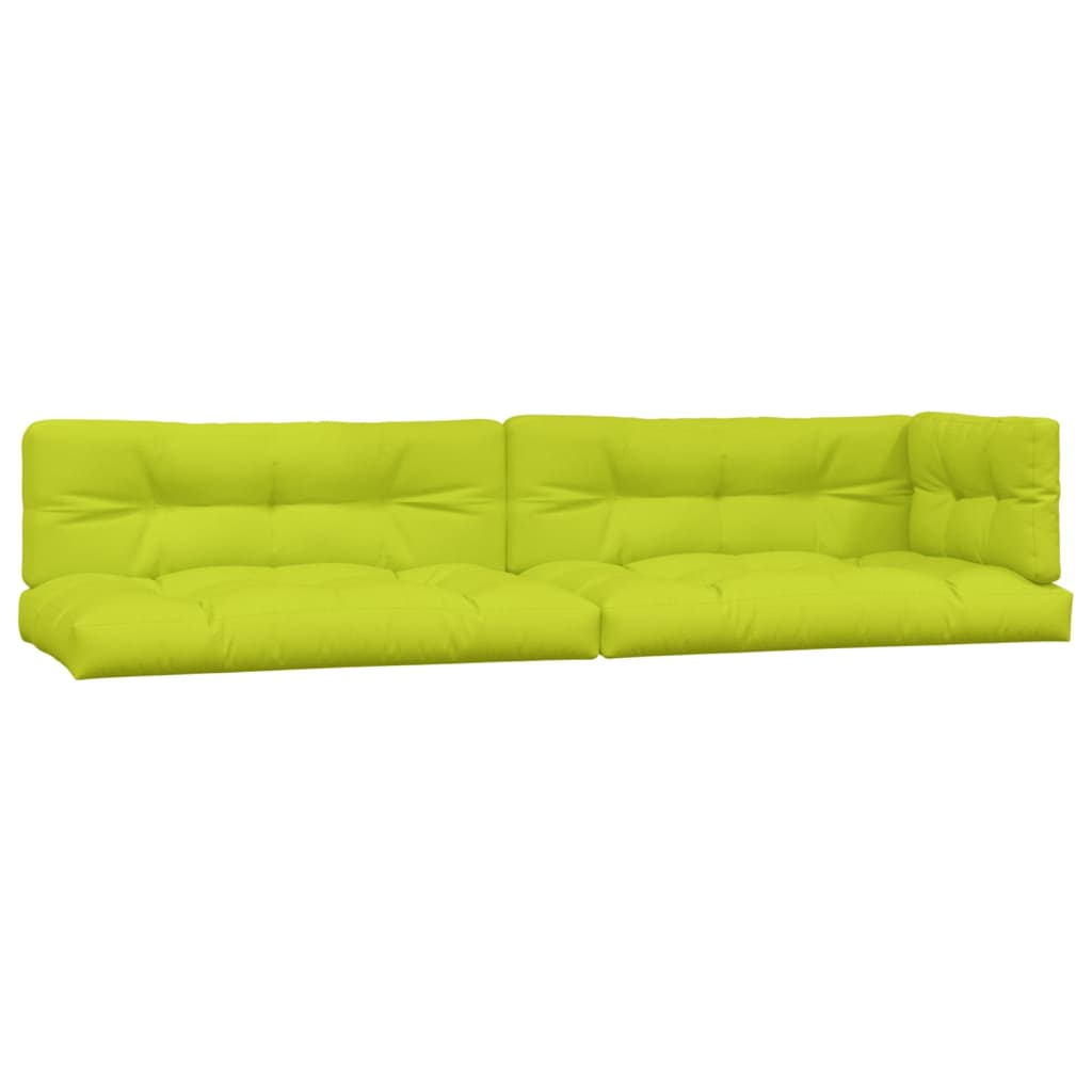 vidaXL Perne de paleți, 5 buc, verde aprins, material textil