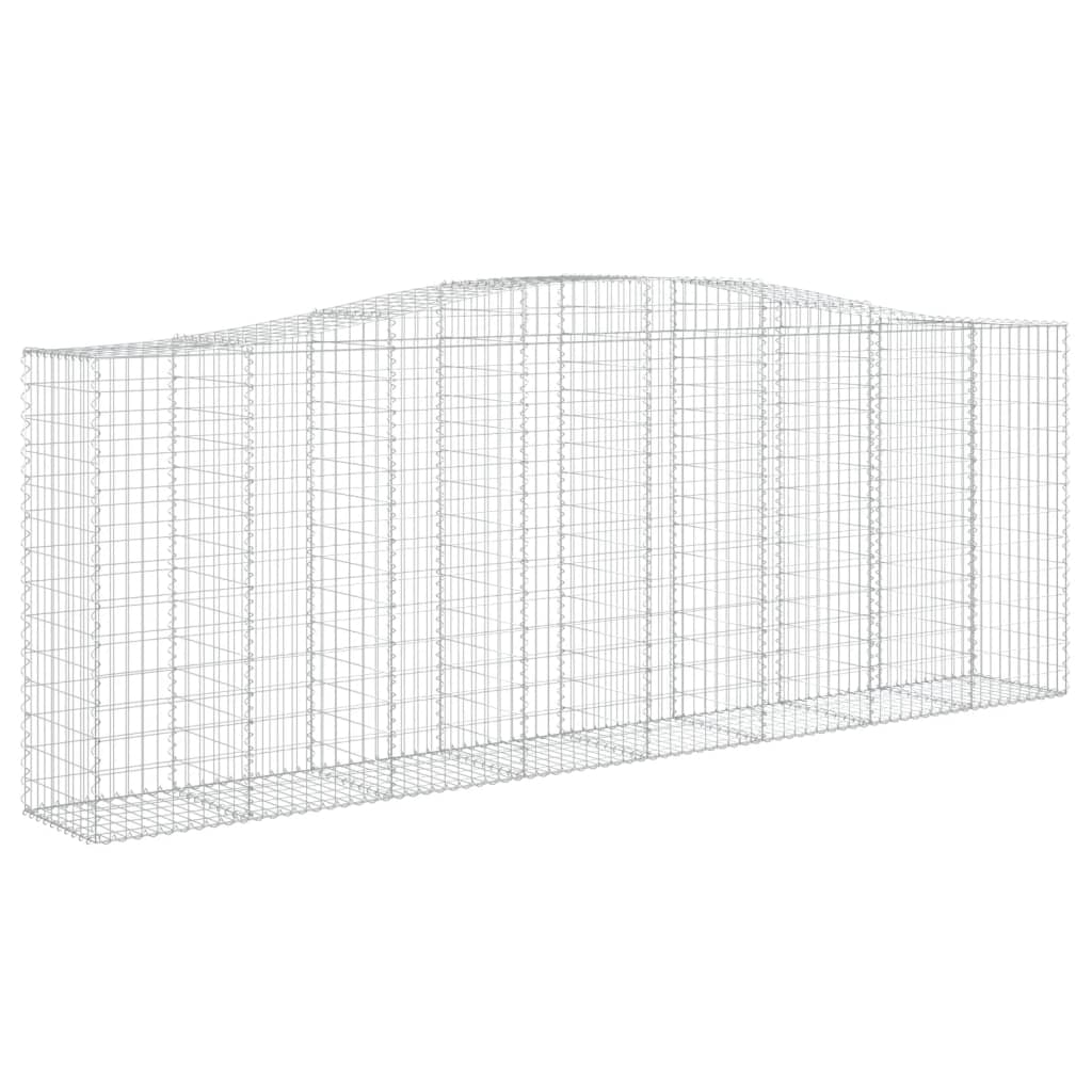 vidaXL Coșuri gabion arcuite 6 buc, 400x50x140/160 cm, fier galvanizat vidaXL Coșuri gabion arcuite 6 buc, 400x50x140/160 cm, fier galvanizat