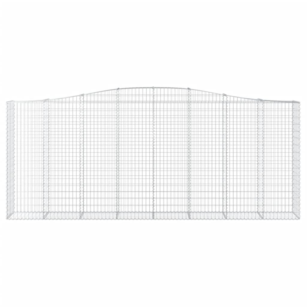 vidaXL Coșuri gabion arcuite 7 buc. 400x50x160/180 cm, fier galvanizat vidaXL Coșuri gabion arcuite 7 buc. 400x50x160/180 cm, fier galvanizat