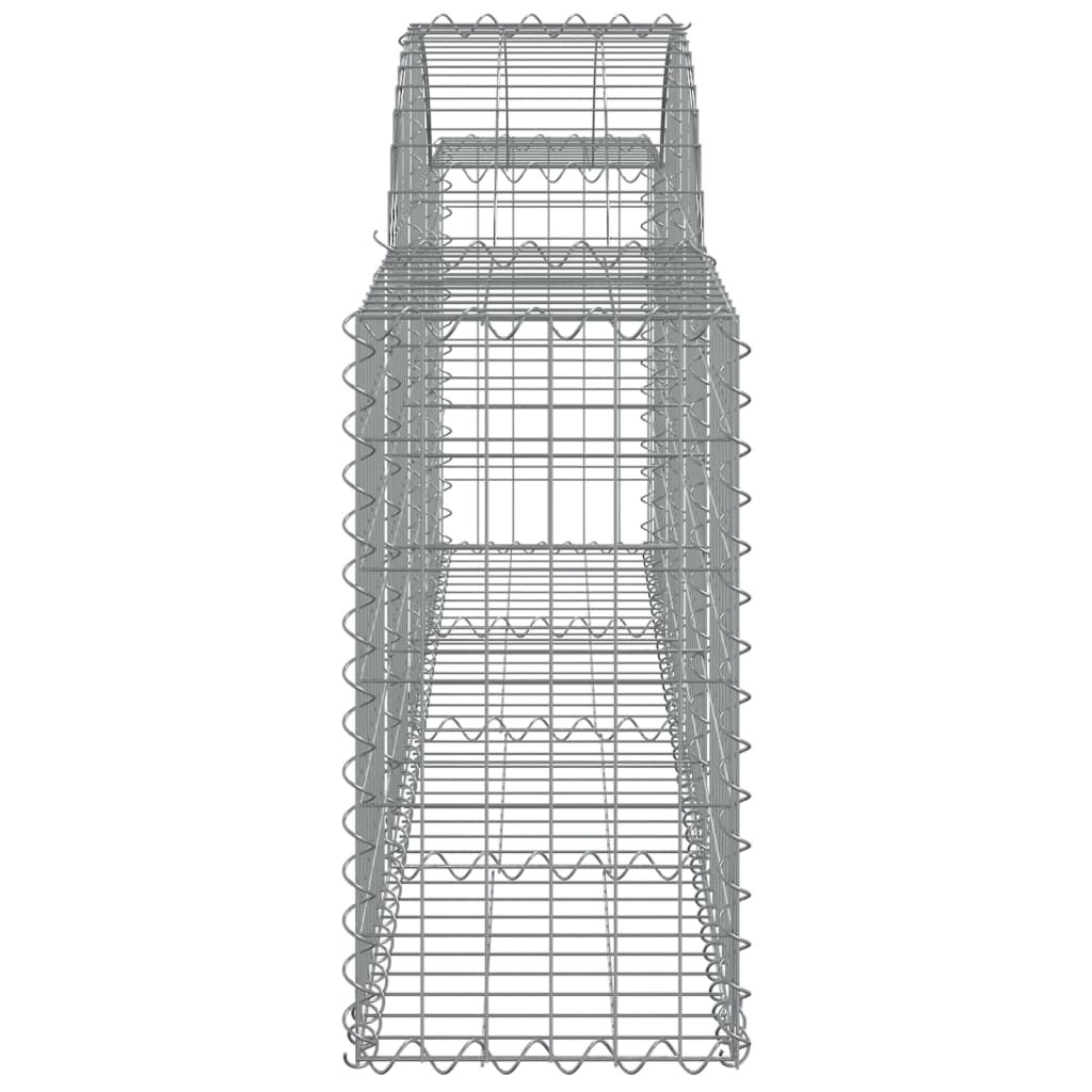 vidaXL Coșuri gabion arcuite 25 buc, 200x30x60/80 cm, fier galvanizat vidaXL Coșuri gabion arcuite 25 buc, 200x30x60/80 cm, fier galvanizat