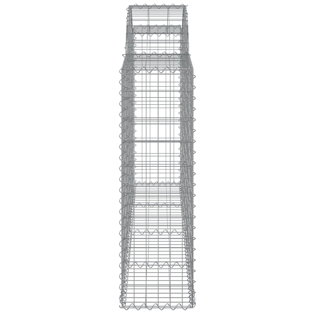 vidaXL Coșuri gabion arcuite 10 buc, 200x30x100/120 cm fier galvanizat vidaXL Coșuri gabion arcuite 10 buc, 200x30x100/120 cm fier galvanizat