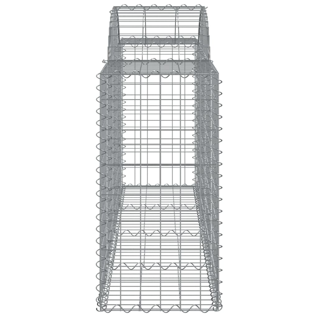 vidaXL Coșuri gabion arcuite 20 buc, 200x50x80/100 cm, fier galvanizat vidaXL Coșuri gabion arcuite 20 buc, 200x50x80/100 cm, fier galvanizat