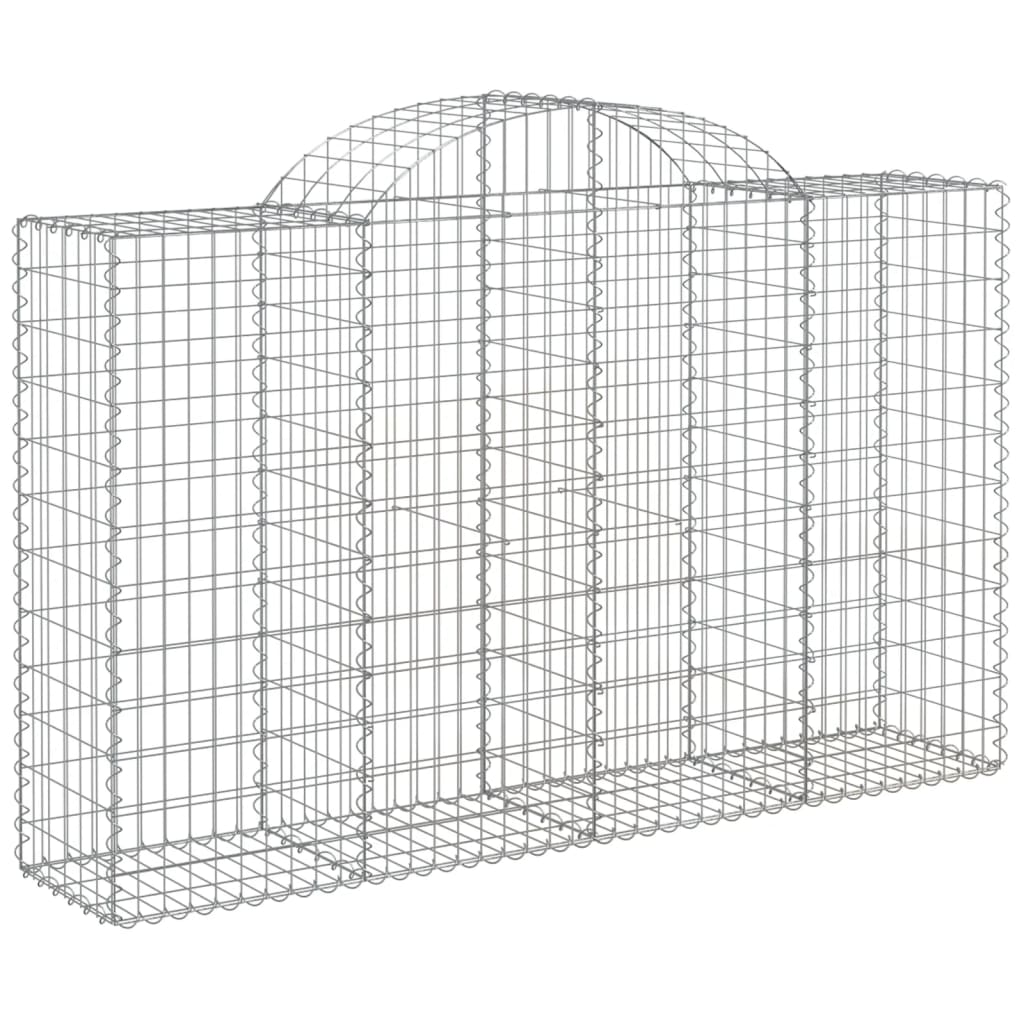 vidaXL Coșuri gabion arcuite 11 buc, 200x50x120/140 cm,fier galvanizat vidaXL Coșuri gabion arcuite 11 buc, 200x50x120/140 cm,fier galvanizat