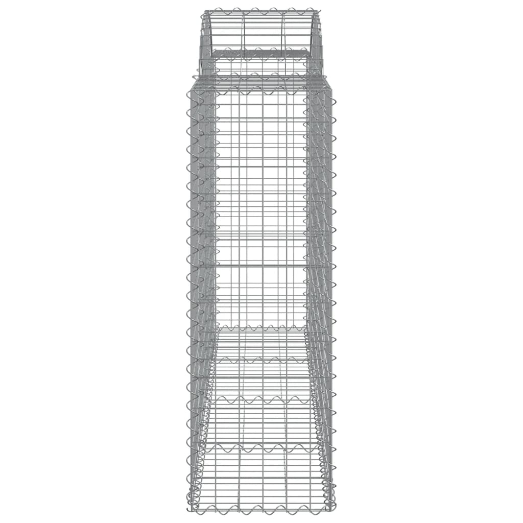 vidaXL Coșuri gabion arcuite 11 buc, 200x50x120/140 cm,fier galvanizat vidaXL Coșuri gabion arcuite 11 buc, 200x50x120/140 cm,fier galvanizat