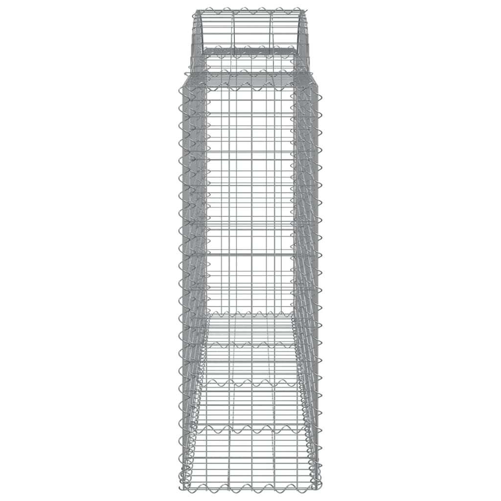 vidaXL Coșuri gabion arcuite 18 buc, 200x50x120/140 cm,fier galvanizat vidaXL Coșuri gabion arcuite 18 buc, 200x50x120/140 cm,fier galvanizat