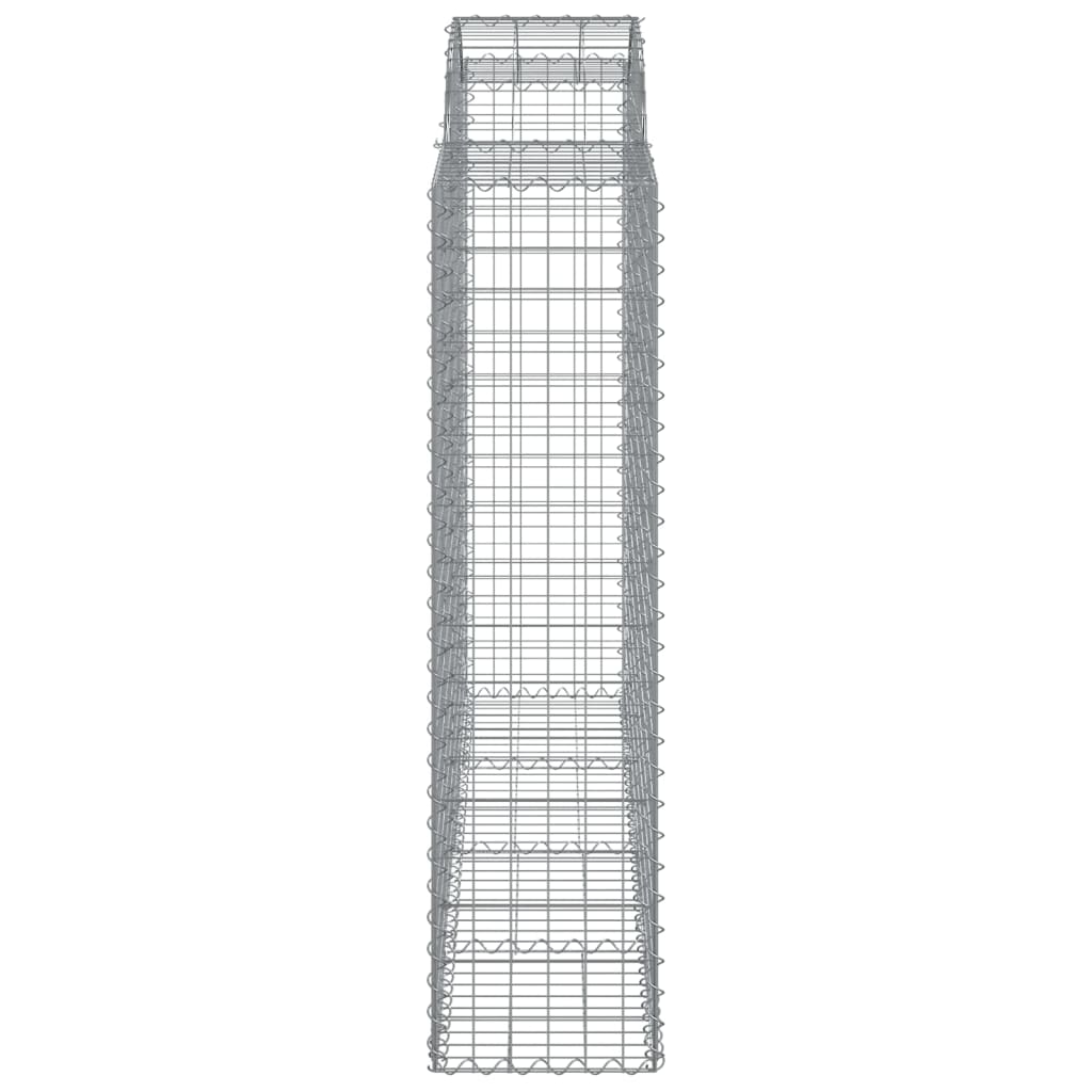 vidaXL Coș gabion arcuit, 13 buc, 200x50x160/180 cm, fier galvanizat vidaXL Coș gabion arcuit, 13 buc, 200x50x160/180 cm, fier galvanizat