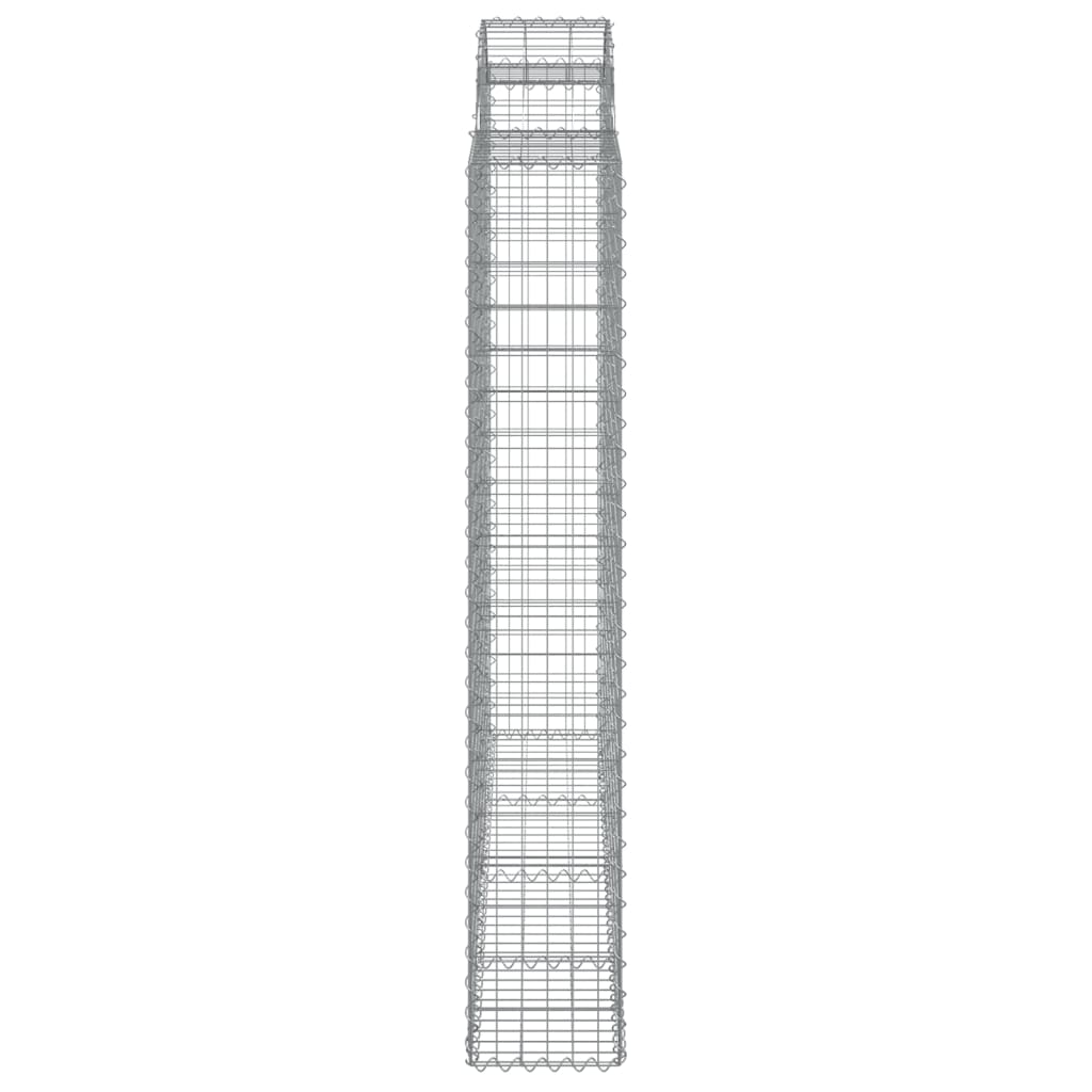 vidaXL Coșuri gabion arcuite 6 buc, 200x50x180/200 cm, fier galvanizat vidaXL Coșuri gabion arcuite 6 buc, 200x50x180/200 cm, fier galvanizat