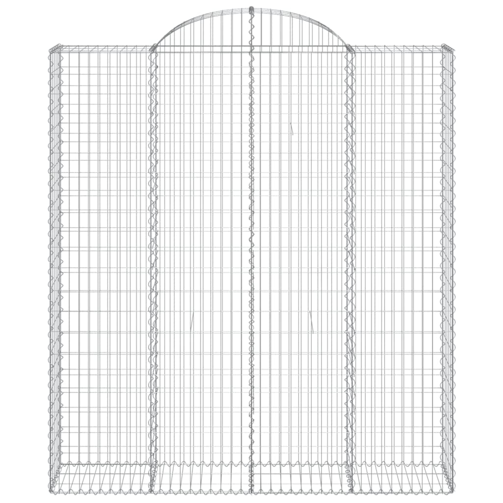 vidaXL Coșuri gabion arcuite, 18 buc 200x50x220/240cm, fier galvanizat vidaXL Coșuri gabion arcuite, 18 buc 200x50x220/240cm, fier galvanizat