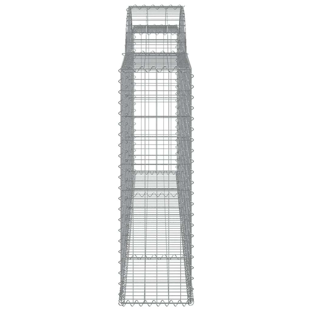vidaXL Coșuri gabion arcuite 20 buc, 300x30x100/120 cm fier galvanizat vidaXL Coșuri gabion arcuite 20 buc, 300x30x100/120 cm fier galvanizat