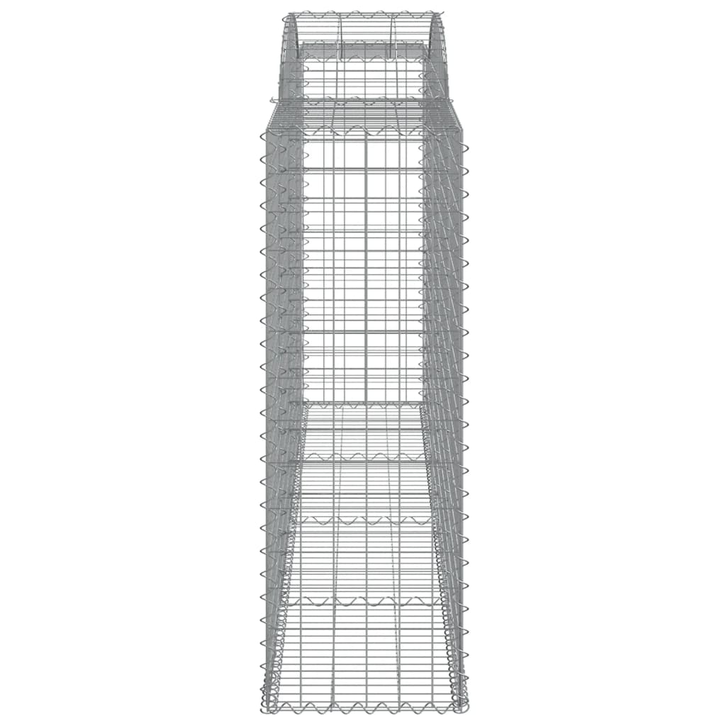 vidaXL Coșuri gabion arcuite 20 buc, 300x50x140/160cm, fier galvanizat vidaXL Coșuri gabion arcuite 20 buc, 300x50x140/160cm, fier galvanizat