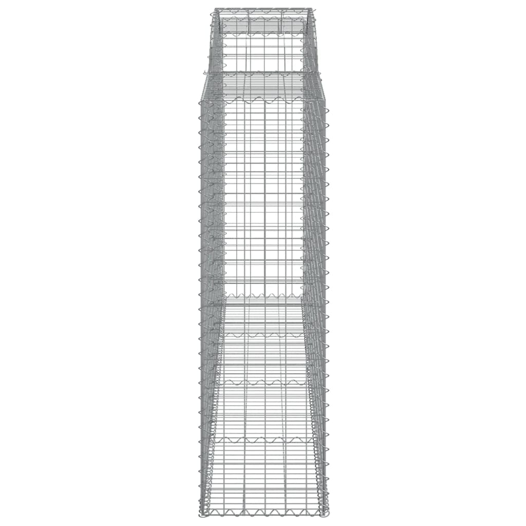 vidaXL Coșuri gabion arcuite 2 buc, 300x50x160/180 cm, fier galvanizat vidaXL Coșuri gabion arcuite 2 buc, 300x50x160/180 cm, fier galvanizat