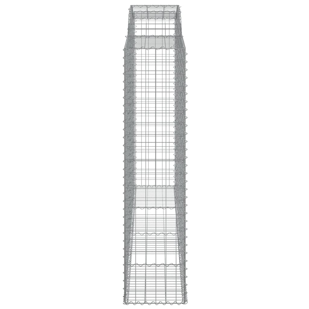 vidaXL Coșuri gabion arcuite 7 buc. 300x50x200/220 cm, fier galvanizat vidaXL Coșuri gabion arcuite 7 buc. 300x50x200/220 cm, fier galvanizat