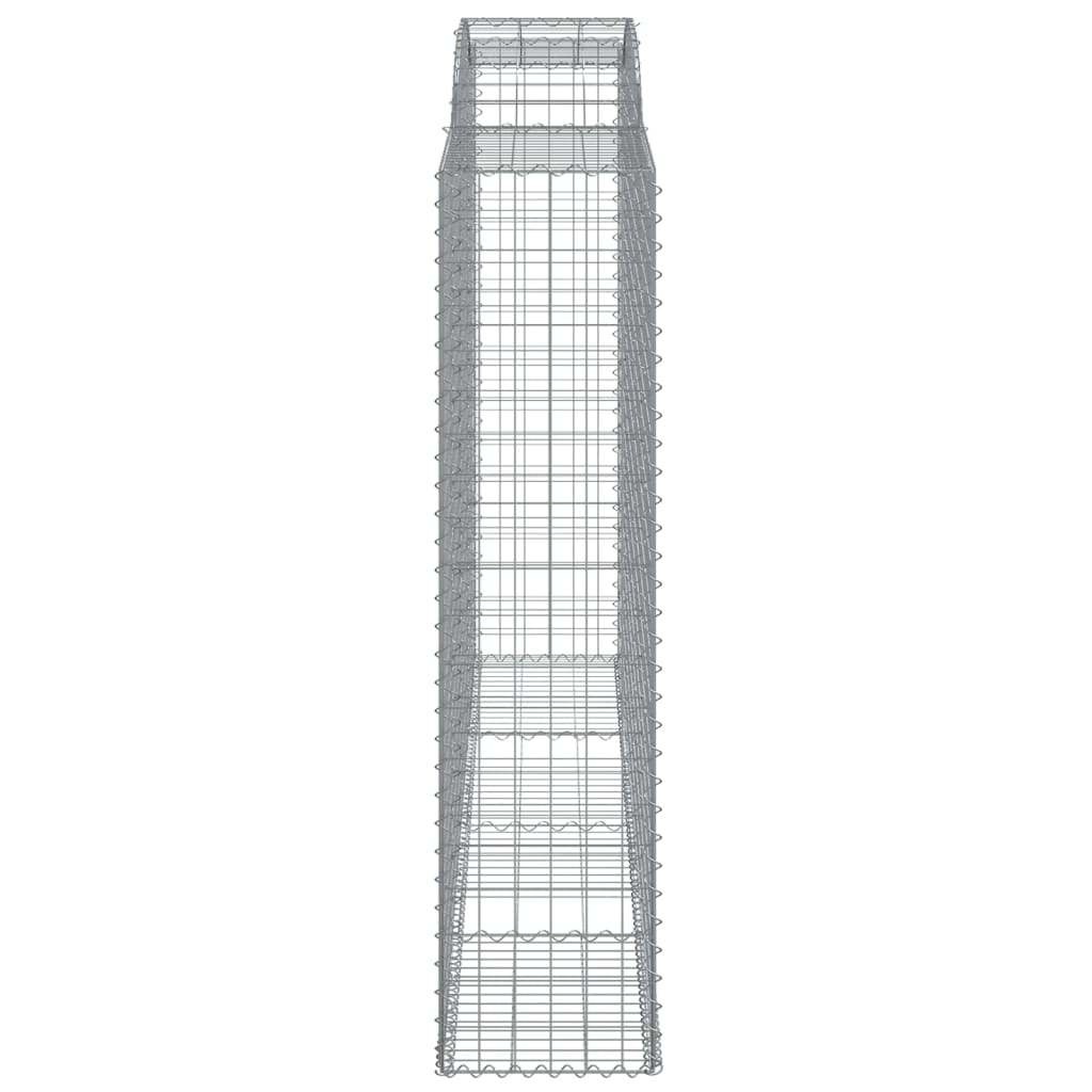 vidaXL Coșuri gabion arcuite 10 buc. 300x50x200/220 cm fier galvanizat vidaXL Coșuri gabion arcuite 10 buc. 300x50x200/220 cm fier galvanizat