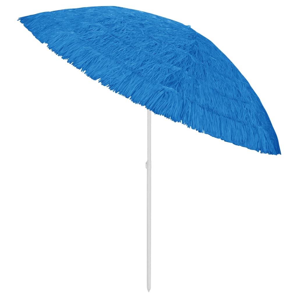 vidaXL Umbrelă de soare de plajă Hawaii, albastru, 300 cm vidaXL Umbrelă de soare de plajă Hawaii, albastru, 300 cm