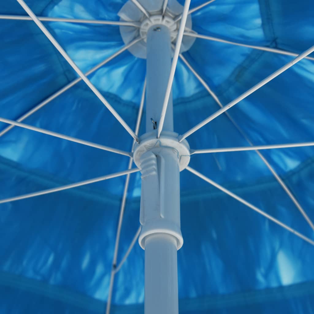 vidaXL Umbrelă de soare de plajă Hawaii, albastru, 300 cm vidaXL Umbrelă de soare de plajă Hawaii, albastru, 300 cm