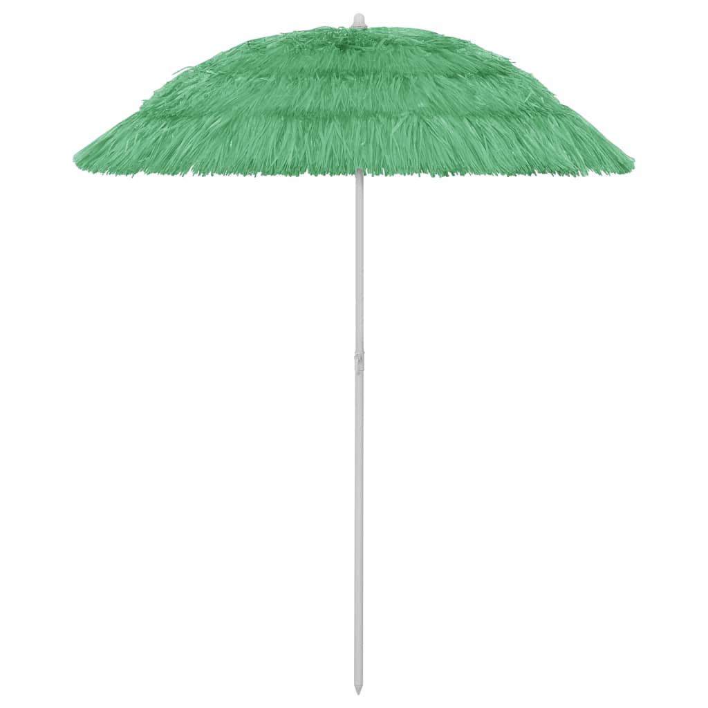 vidaXL Umbrelă de soare de plajă Hawaii, verde, 180 cm vidaXL Umbrelă de soare de plajă Hawaii, verde, 180 cm